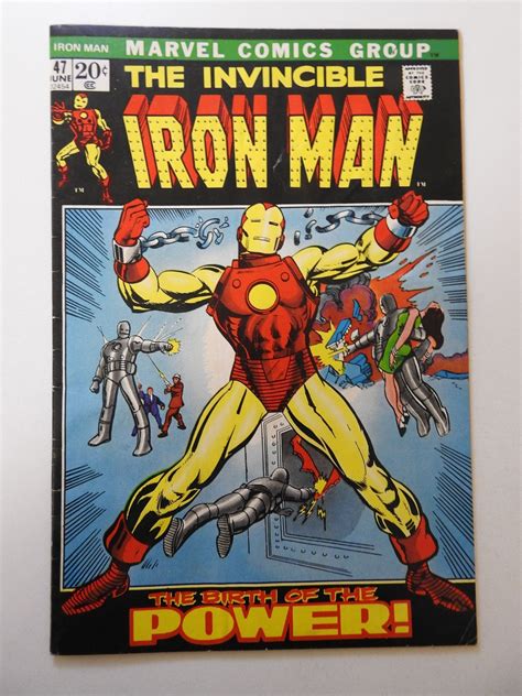 Iron Man 47 1972 Vg Condition Moisture Stain Centerfold Detached