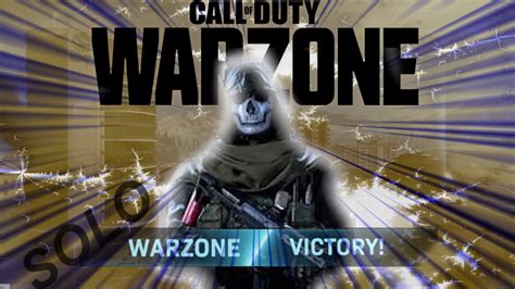 Warzone Victory First Solos Win Youtube