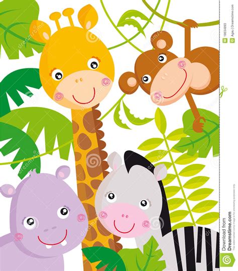 13 Baby Jungle Animals Baby Jungle Animals Clipart Clipartlook
