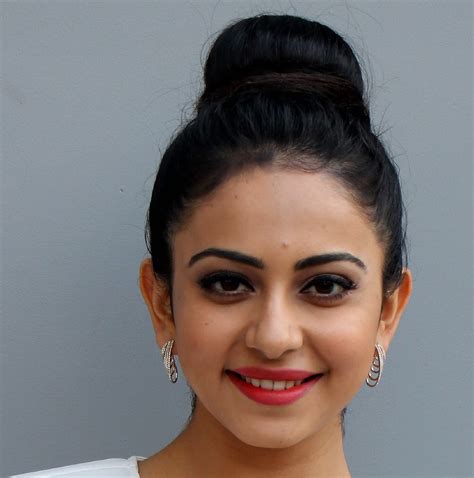 Beautiful Telugu Girl Rakul Preet Singh Face Close Up Stills