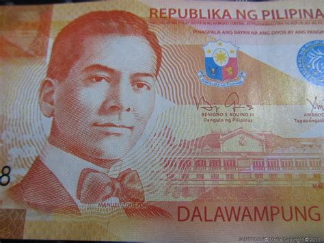 Cerbojam First Look The New Philippine Twenty Peso Bill And The Stories