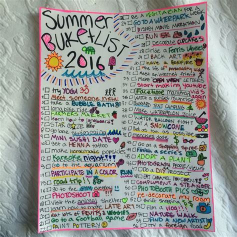 summer bucket list ? | Summer bucket, Kids summer bucket list, Summer bucket lists