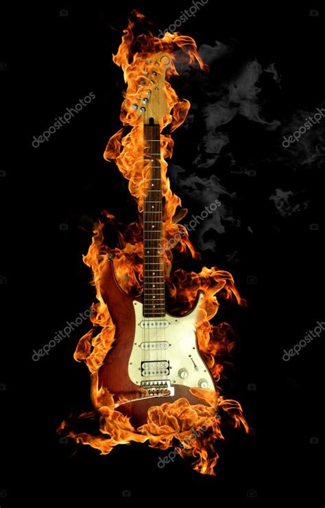 Fire Guitar — Stock Photo © Jagcz 6003637