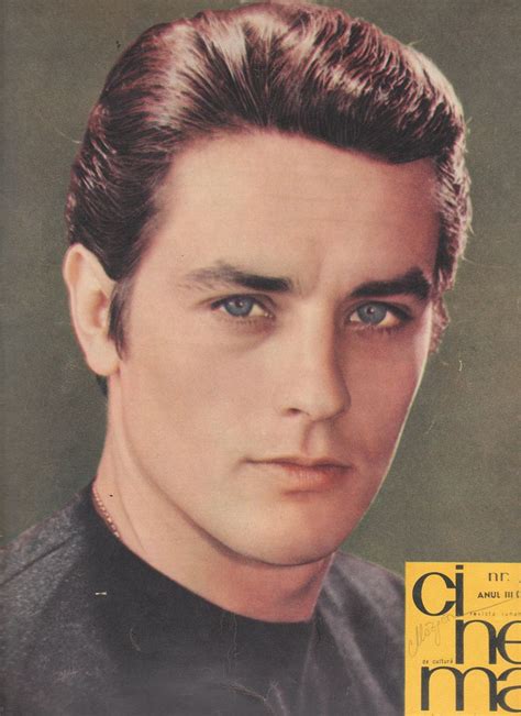 Alain delon communicated with more gangsters, such as z, bimbo, and petit rené. A gorgeous (young) Alain Delon. | style icons | Pinterest