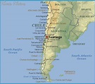 Chile Map - TravelsFinders.Com