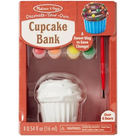 Melissa And Doug Decorate Your Own Bank Kit Cupcake 1 Kroger