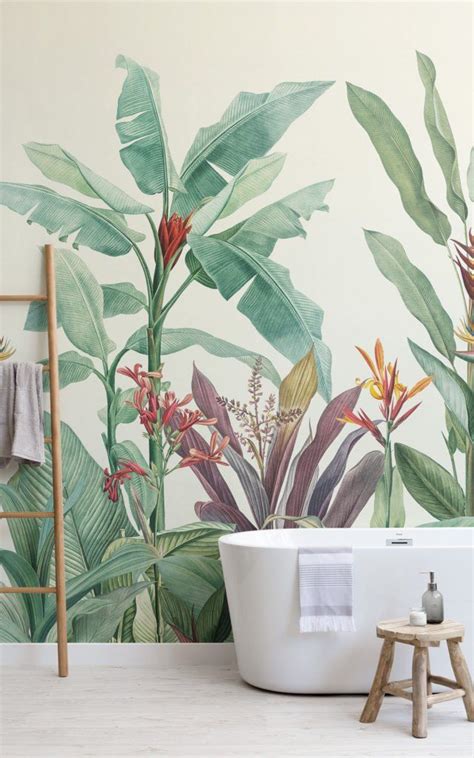 Create A Home Sanctuary With Botanical Bathroom Wallpaper Hovia