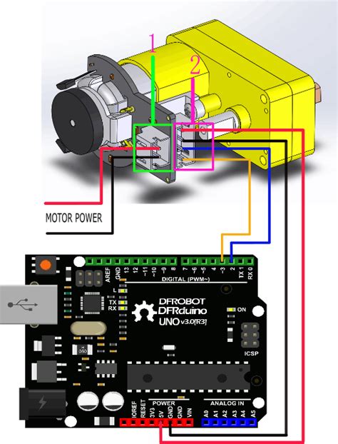 Furthermore, the dc motor is fitted with an encoder and i need to be able to measure distance moved by the motor but have no idea how to control the a and b channels of the encoder to do so. Arduino直流电机驱动-Micro DC Motor with Encoder-SJ02 微型直流带编码器L型 ...