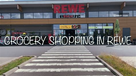 Grocery Shopping In German Supermarket｜rewe｜4k Youtube