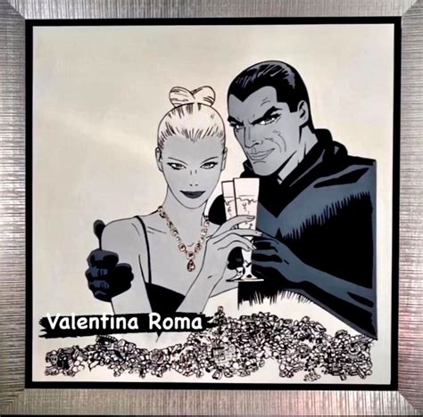 Diabolik Ed Eva Kant Dipinto Di Valentina Roma