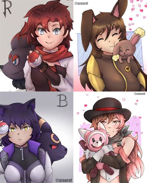 Rwby X Pokémon Art By Ilazaaraf On Twitter Rrwby