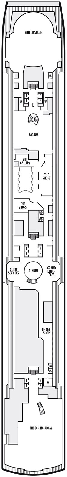 Nieuw Statendam Deck Plan Cabin Plan