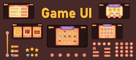 List Of Mobile Games Game Ui Kit User Interface Ui Ux 20470778