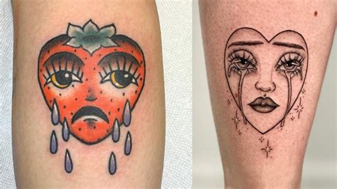 30 Crying Heart Tattoos Etching Emotions Into Art 100 Tattoos