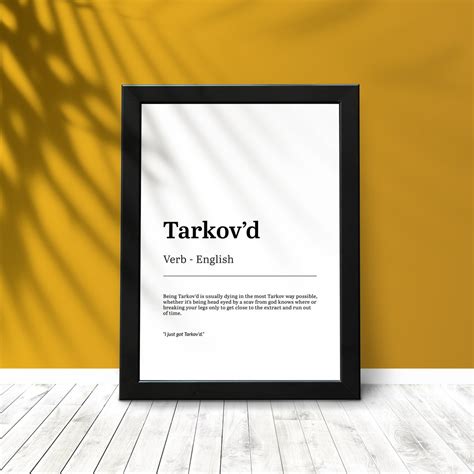 Tarkov D Gaming Print Gamer Posters Game Room Decor Etsy