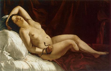 Cleopatra Painting By Artemisia Gentileschi Fine Art America