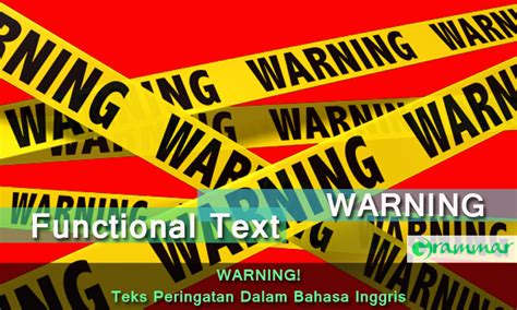 Warning Teks Peringatan Dalam Bahasa Inggris Id