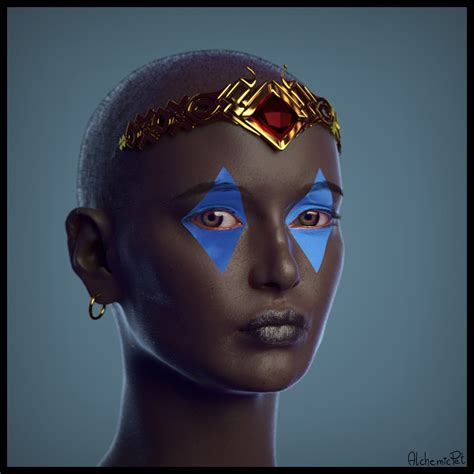 Artstation Girl In Tiara