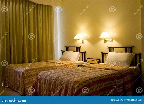 Two Single Bed In A Hotel Room Stock Image Image Of Suite Clean 2578143