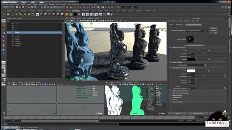 FurryBall For Maya Basic Tutorial FurryBall New Material YouTube