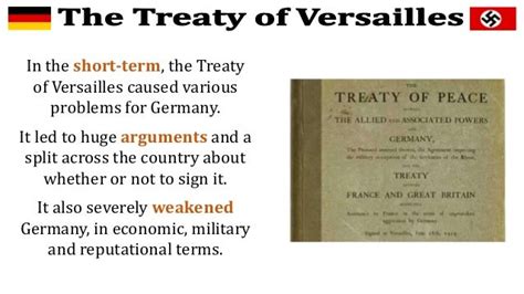 Effects Of The Treaty Of Versailles On