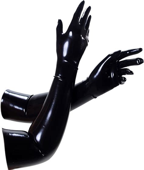 Rubberfashion Long Latex Gloves Latex Gloves Elbow Length With
