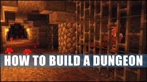 How To Build A Castle Dungeon Minecraft Youtube