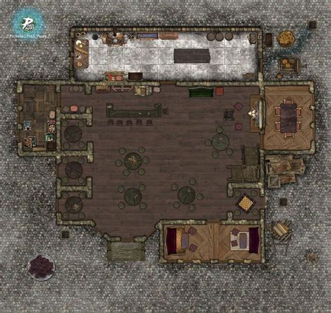 Elfsong Tavern Descent Into Avernus Dndmaps Fantasy City Map