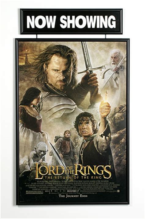 27x40 Movie Poster Frame Now Showing Banner Marquis Ebay