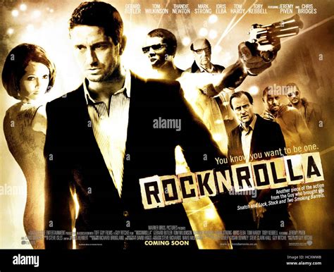 Rocknrolla Us Poster From Left Thandie Newton Gerard Butler Toby