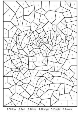 COLORING PAGES COLOR BY NUMBER October 2020 The William Benton