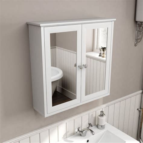 Lowe's has bathroom vanity mirrors in any shape you want — octagonal, arch, square, round and more. The Bath Co. Camberley white mirror cabinet 598 x 620mm ...