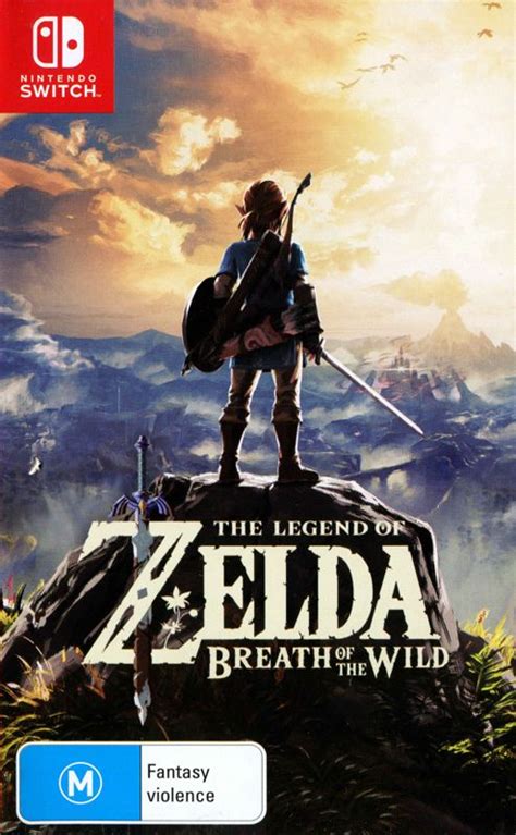 The Legend Of Zelda Breath Of The Wild 2017 Nintendo Switch Box