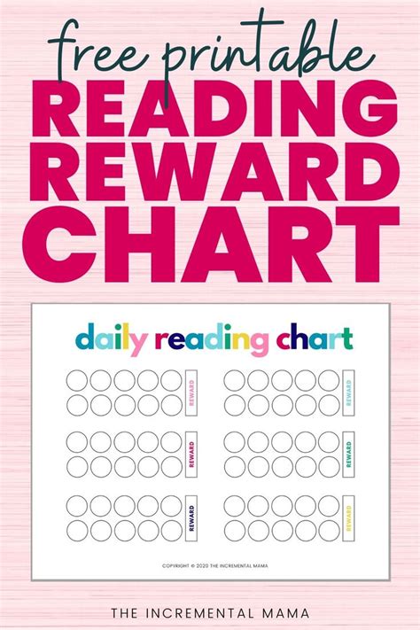 Reading Reward Chart For Kids Reward Chart Kids Reading Rewards