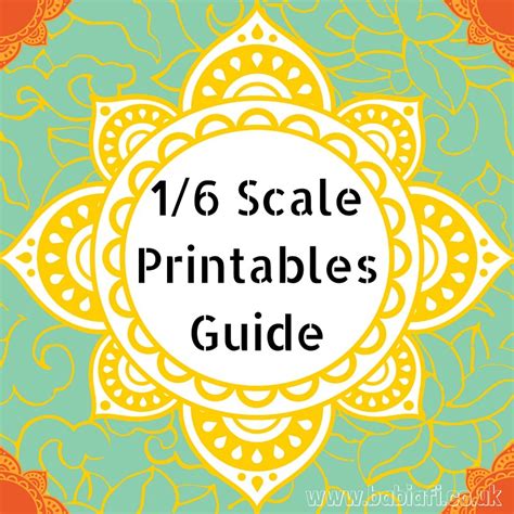 Free 1/6 Scale Printables
