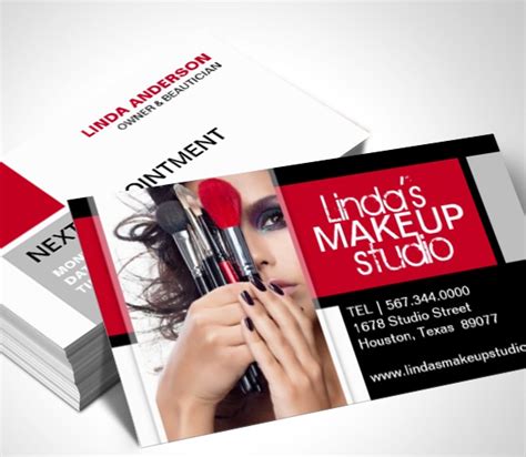 The advantage of being part of a field like makeup and fashion, is that you need not worry about the look you choose to the first amongst several makeup artist business card designs that you could opt for is something basic, yet classy, all at the same time. Pin on Makeup artist business card