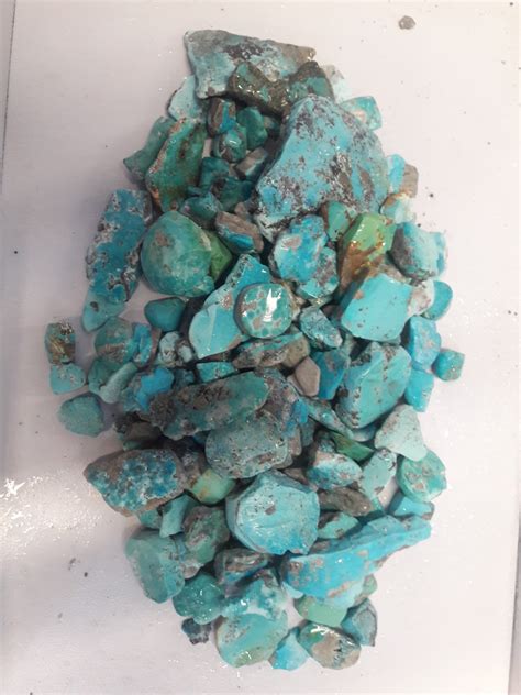 Natural Persian Turquoise Natural Persian Turquoise Rough Stone