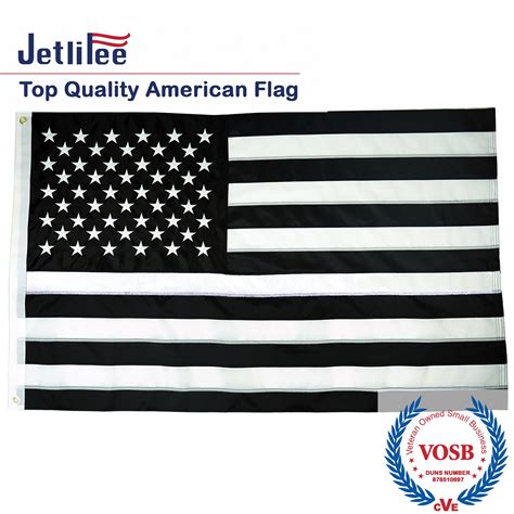 Jetlifee Black And White American Flag 3x5 Ft America Flag Usa Flag