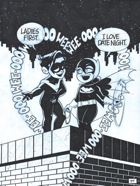 Nightwing And Batgirl By Yale Stewart Rdccomics