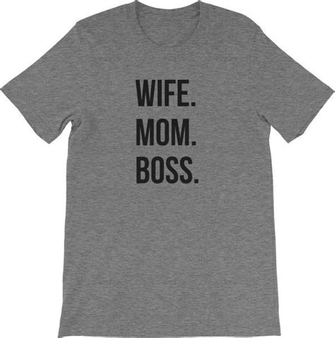 Wife Mom Boss Shirt Mom Boss T Shirt Wife Mom Boss Shirt Boss Shirts Wife Mom Boss