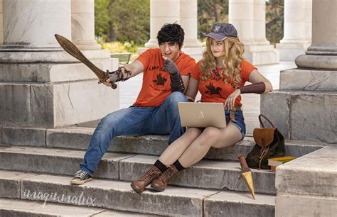Self Percy Jackson And Annabeth Chase Cosplays By Smackaroney And