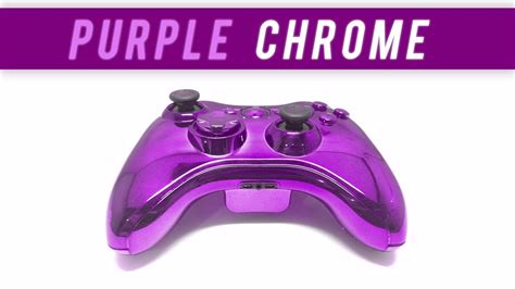Pre Made Purple Chrome Xbox 360 Controllers Now Available Youtube