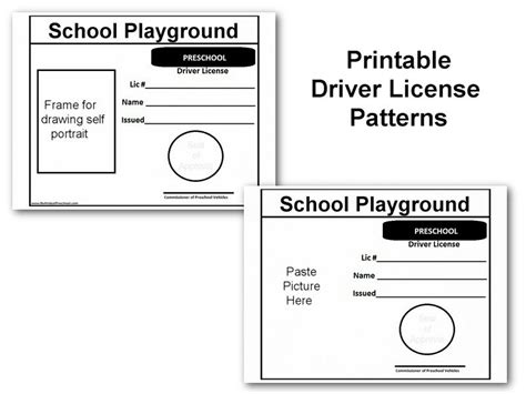 6 Best Images Of Drivers License Printable Template Kids Drivers Images