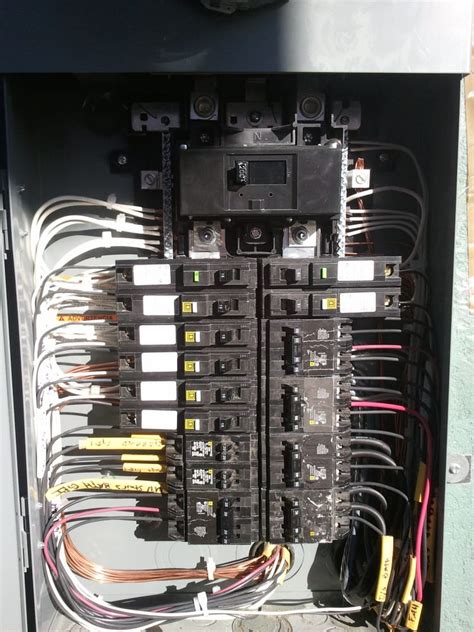 The shop has a 200 amp service, it has it's own pole and meter. 200 AMP MAIN SERVICE PANEL | Yelp