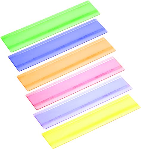 Transparent Colored Plastic Sheets For Reading Color Reading Ruler