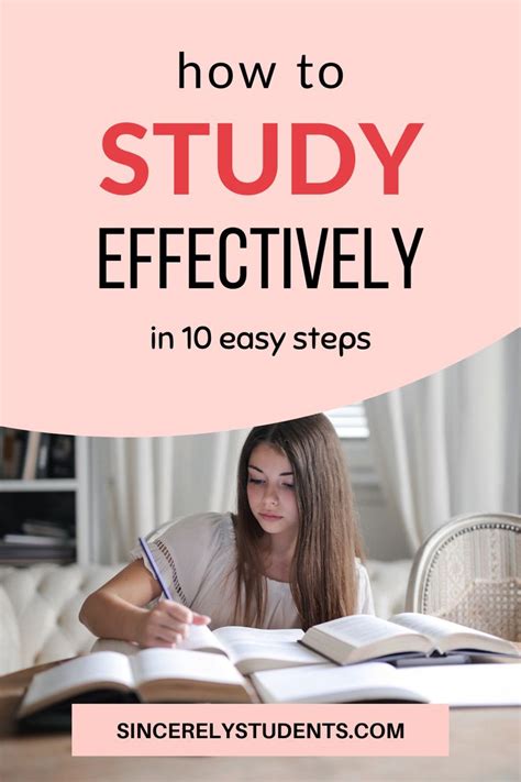 How To Study Effectively In 10 Easy Steps Ace Any Exam By Studying