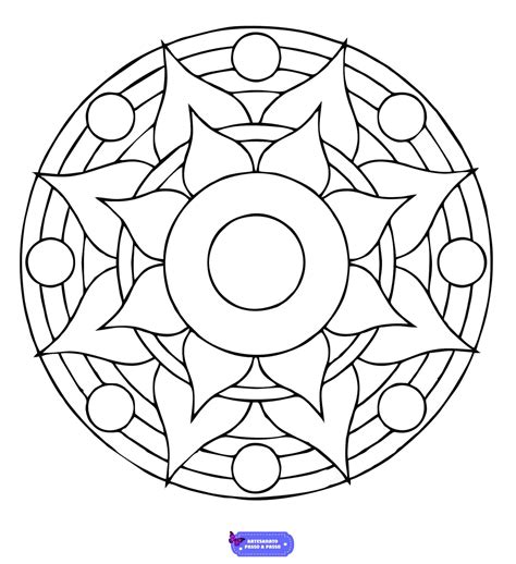 Desenhos De Mandala Para Imprimir E Colorir Como Fazer