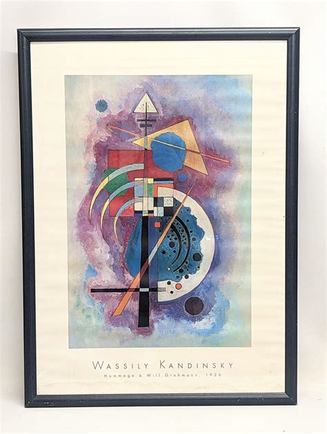 At Auction A Wassily Kandinsky Print Hommage A Will Grohmann 1926