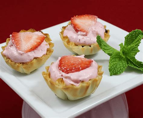 It seems scary at first, making your own phyllo dough. Phyllo Desserts Recipes | Strawberry Mascarpone Tartlets ...
