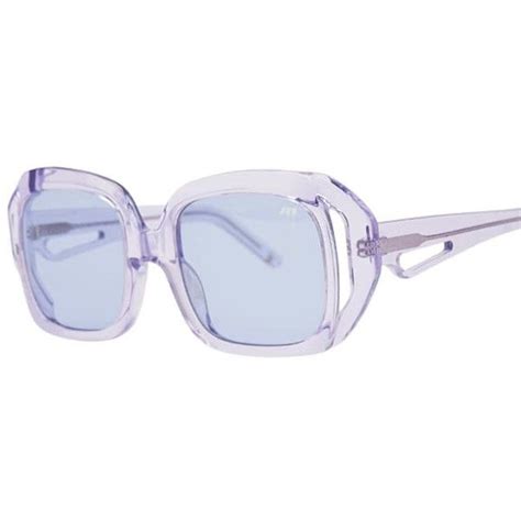 forever 21 melt square sunglasses purple blue 29 liked on polyvore featur… purple mirrored